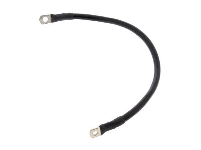16in. Long Universal Battery Cable - Black. - All Balls Racing