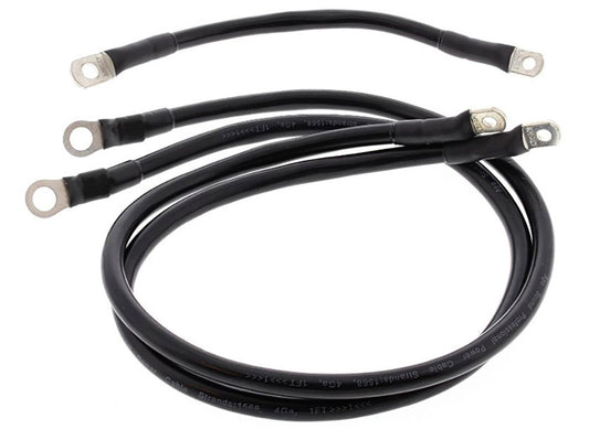 Battery Cable Kit - Black. Fits Touring 1980-1988 - All Balls Racing