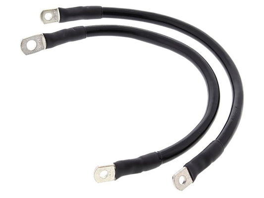 Battery Cable Kit - Black. Fits Sportster 2004-2009 - All Balls Racing