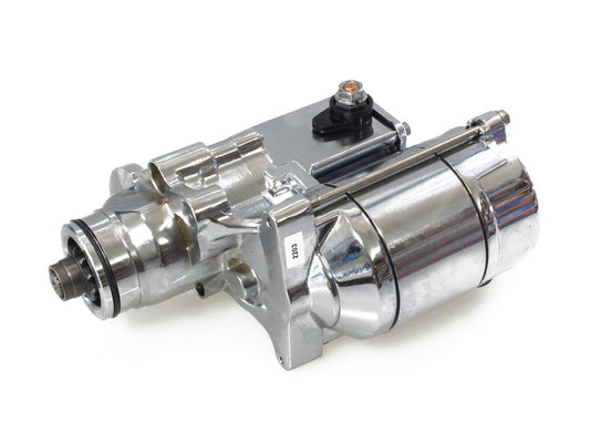 1.4kw Starter Motor - Chrome. Fits Softail 2007-2017, Dyna 2006-2017 & Touring 2007-2016 - All Balls Racing