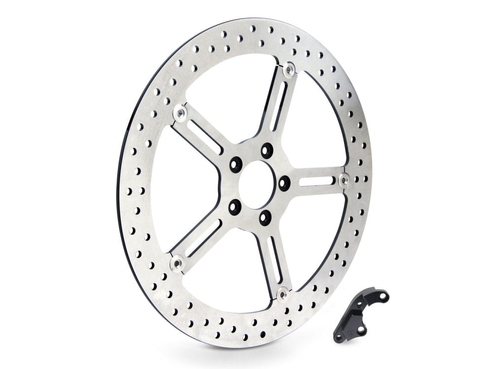 15in. Left Hand Front Big Brake Disc Rotor. Fits Softail 2000-2014 & Dyna 2000-2005 - Arlen Ness