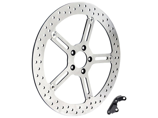 15in. Right Hand Front Big Brake Disc Rotor. Fits Softail 2015-2017 & Dyna 2006-2017. - Arlen Ness