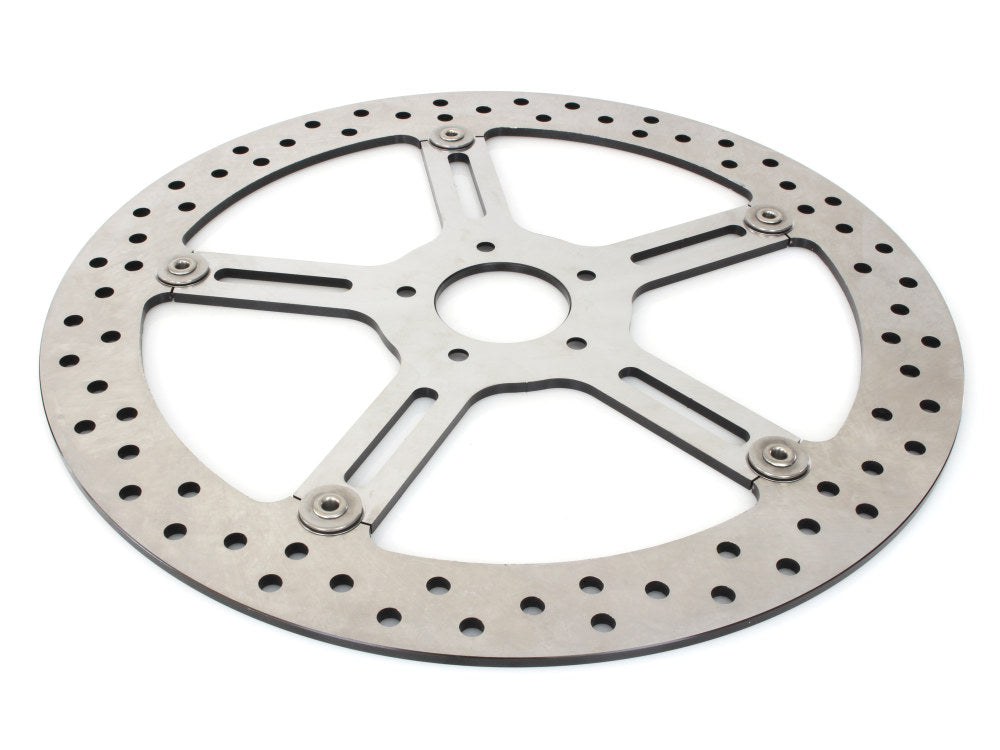 15in. Left Hand Front Big Brake Disc Rotor. Fits Softail Street Bob, Breakout & Low Rider 2018up & Standard 2020up. - Arlen Ness