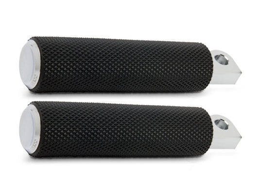 Knurled Fusion Footpegs - Chrome. - Arlen Ness