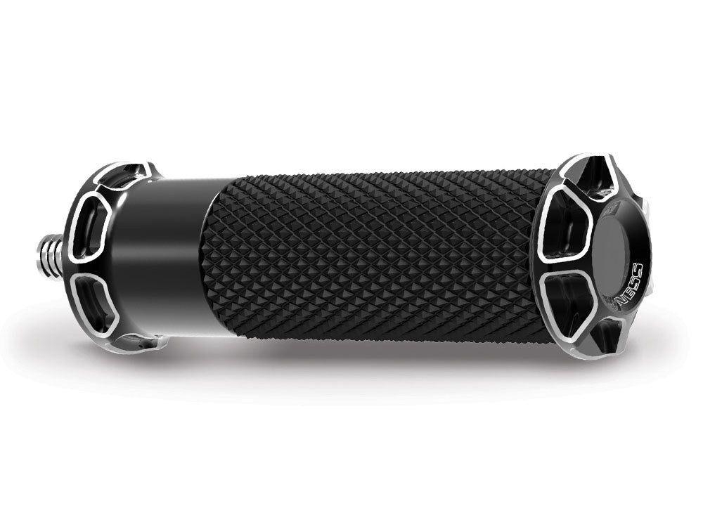 Beveled Fusion Shiftpeg - Black. - Arlen Ness