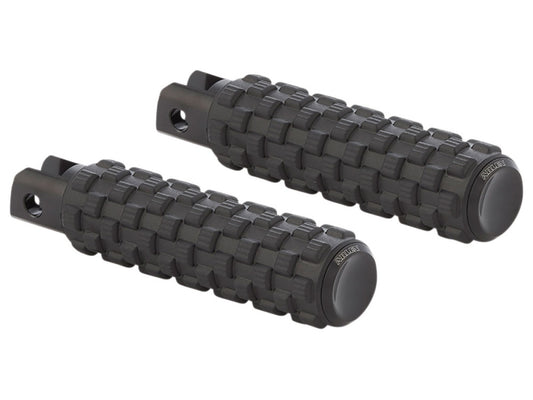 Air Trax Footpegs - Black. Fits Softail 2018up Front Rider - Arlen Ness