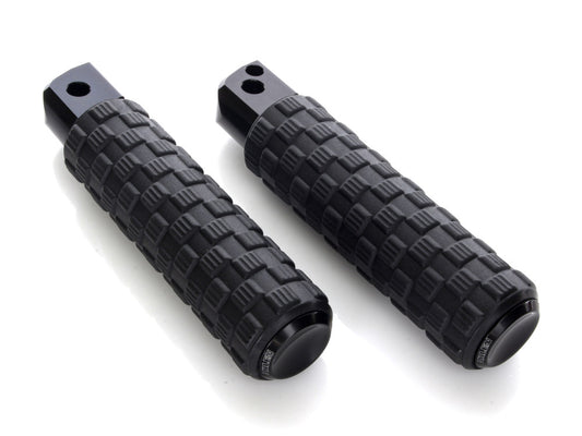 Air Trax Footpegs - Black. Fits Softail 2018up Rear Passenger - Arlen Ness