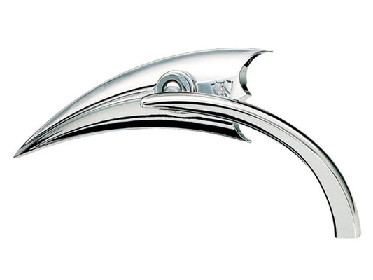 Scoop Mirror - Chrome. Fits Right. - Arlen Ness