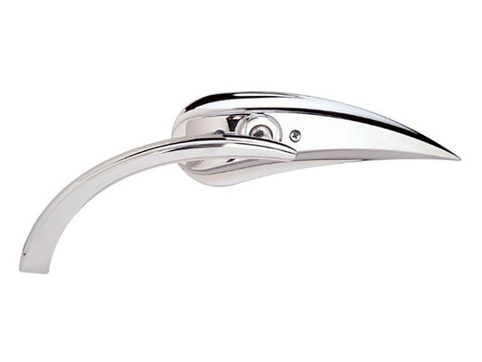 Rad II Teardrop Mirror - Chrome. Fits Left. - Arlen Ness