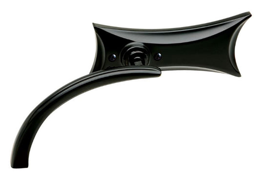 Four Point Mirror - Black. Fits Left. - Arlen Ness
