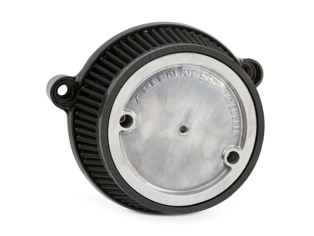 Stage 1 Big Sucker Air Cleaner Kit - Black. Fits Touring 2017-2024 & Softail 2018-2024 - Arlen Ness