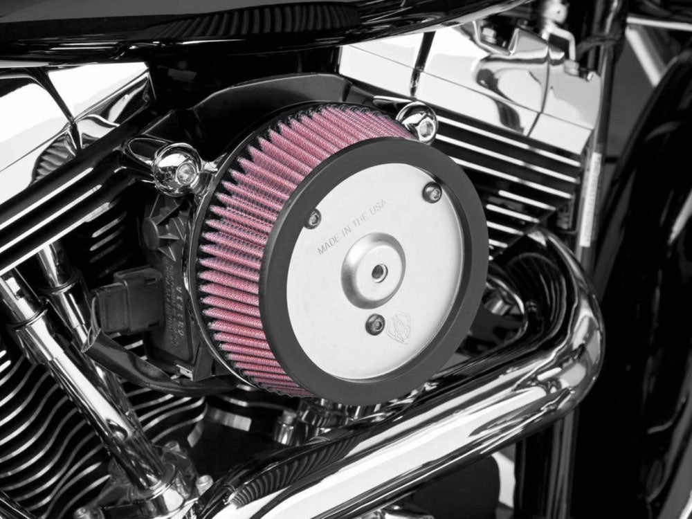 Stage 1 Big Sucker Air Cleaner Kit - Natural. Fits Twin Cam Touring 1999-2001 with Magneti Marelli EFI. - Arlen Ness