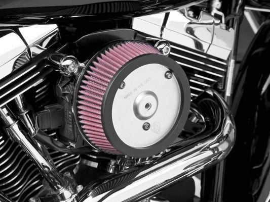 Stage 1 Big Sucker Air Cleaner Kit - Natural. Fits Twin Cam Touring 1999-2001 with Magneti Marelli EFI. - Arlen Ness