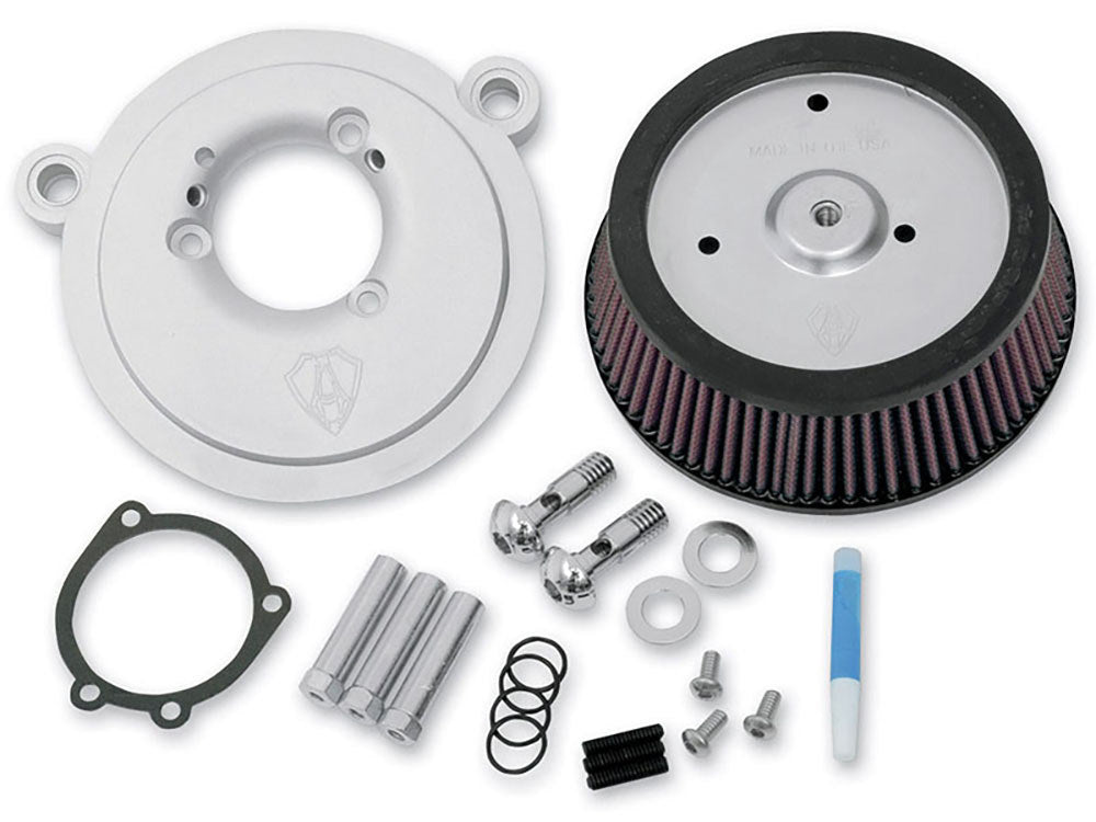 Stage 1 Big Sucker Air Cleaner Kit - Natural. Fits Softail 2000-2014, Dyna 1999-2017 & Touring 2002-2007. - Arlen Ness
