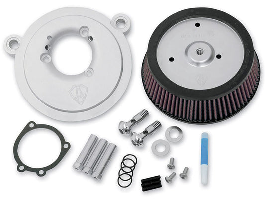 Stage 1 Big Sucker Air Cleaner Kit - Natural. Fits Softail 2000-2014, Dyna 1999-2017 & Touring 2002-2007. - Arlen Ness