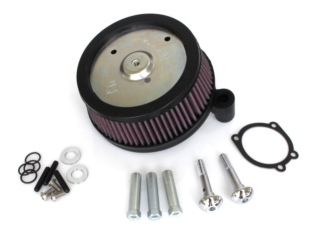 Stage 1 Big Sucker Air Cleaner Kit - Black. Fits Softail 2000-2014, Dyna 1999-2017 & Touring 2002-2007. - Arlen Ness