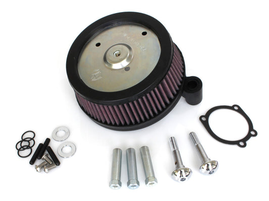 Stage 1 Big Sucker Air Cleaner Kit - Black. Fits Softail 2000-2014, Dyna 1999-2017 & Touring 2002-2007. - Arlen Ness