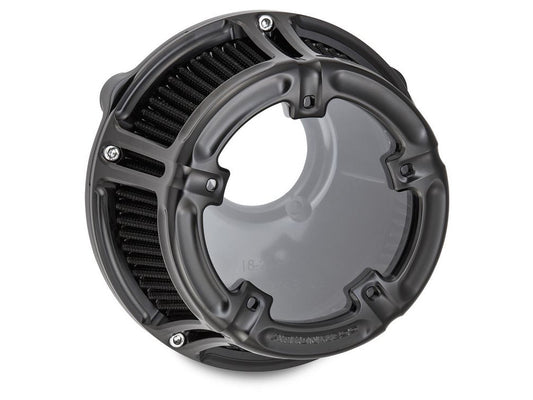 Method Clear Air Cleaner Kit - Black Anodized. Fits Touring 2017-2024 & Softail 2018-2024 - Arlen Ness