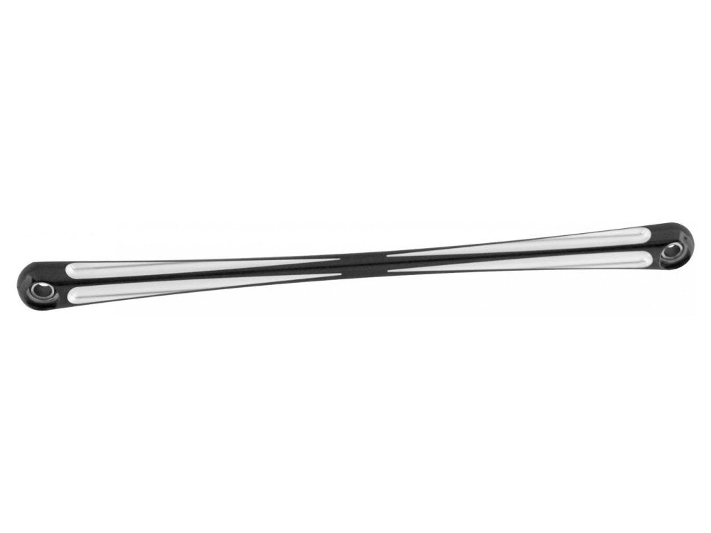 Round Deep Cut Shift Linkage Rod - Black. Fits Softail 1986up, Touring 1980up & Dyna Wide Glide 1993-2003 - Arlen Ness