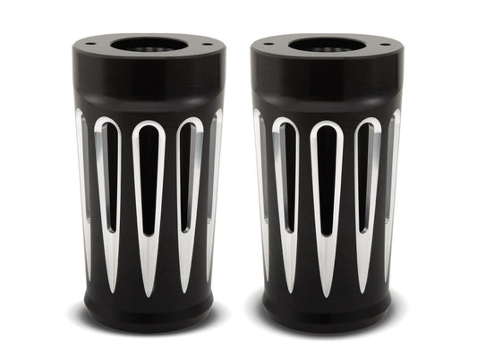 Deep Cut Fork Boots - Black. Fits Touring 2014up. - Arlen Ness