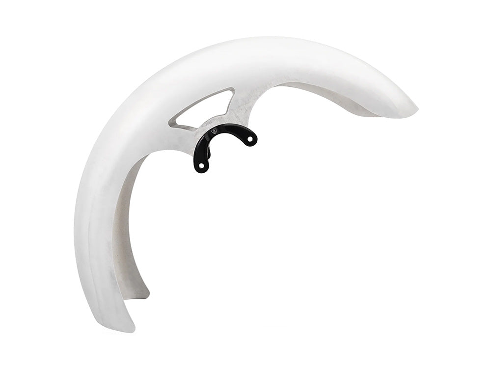 Real Steel Rapper Front Fender. Fits CVO Touring 2023up, Street Glide & Road Glide 2024up & Touring 2025up with 21in. Front Wheel - Arlen Ness