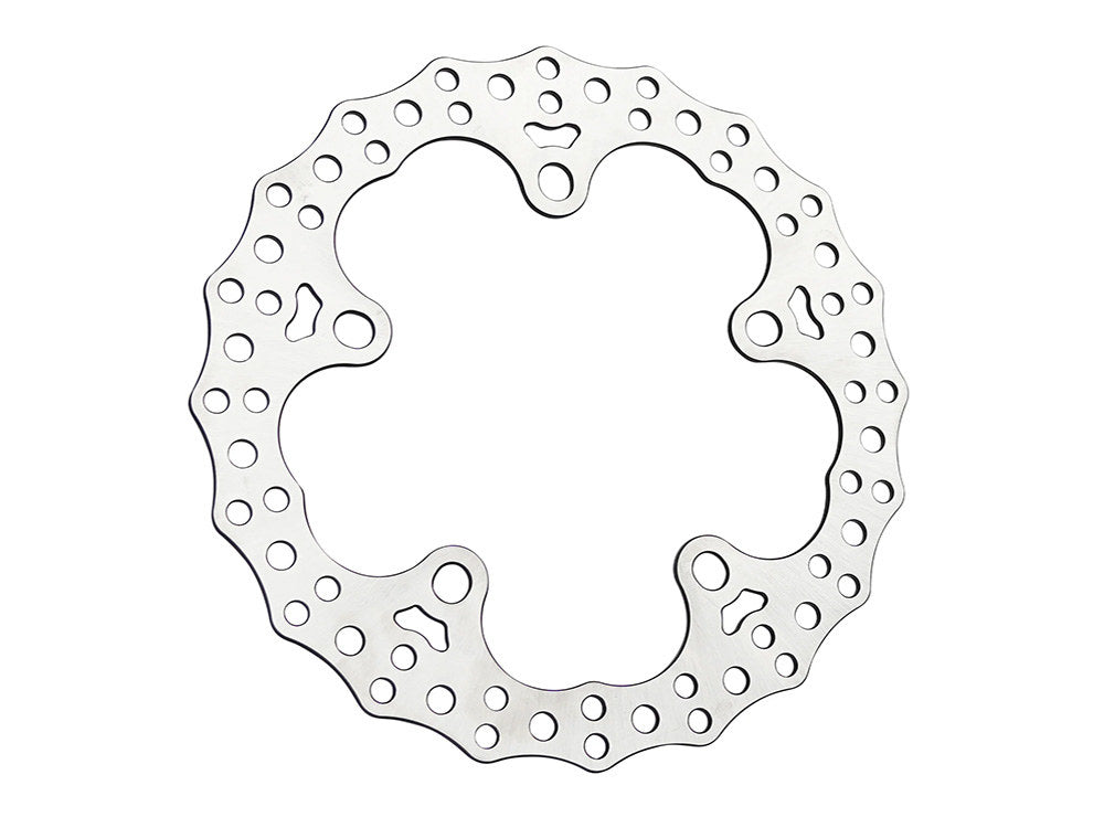 12.6in. Front Jagged Disc Rotor - Stainless Steel. Fits Touring 2024up with OEM Wheel and Spoke Mounted 320mm Rotors. - Arlen Ness