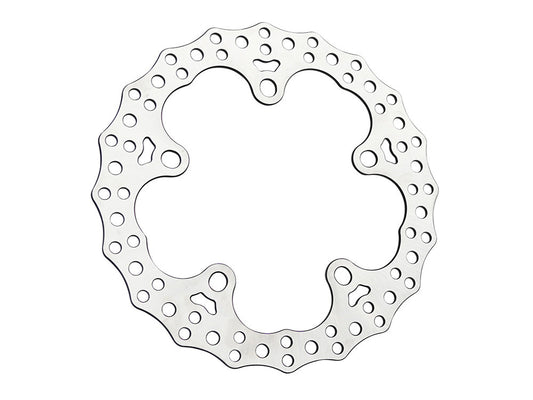 12.6in. Front Jagged Disc Rotor - Stainless Steel. Fits Touring 2024up with OEM Wheel and Spoke Mounted 320mm Rotors. - Arlen Ness