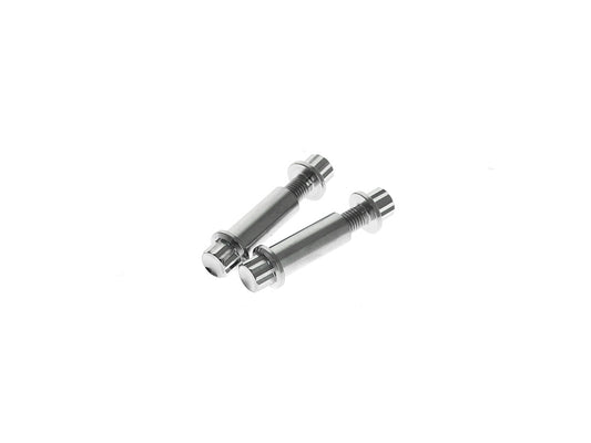 Titanium 12-Point Footpeg Mounting Hardware - Polished. Fits H-D Male Mount Footpegs - Arlen Ness