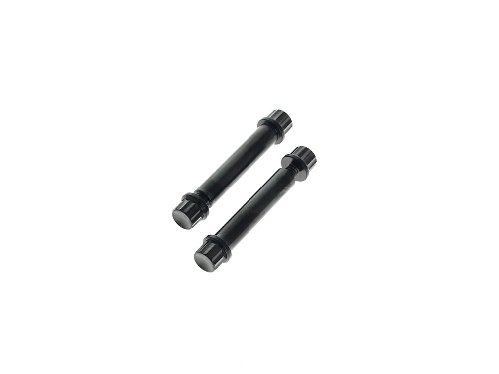 Titanium 12-Point Footpeg Mounting Hardware - Black. Fits Softail 2018up & Sportster S 2021up - Arlen Ness