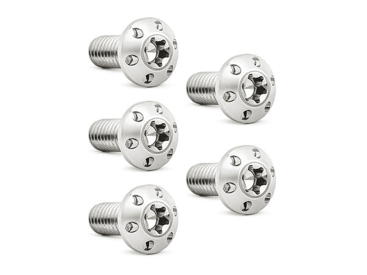 Titanium Rear Disc Rotor Bolts - Polished. Fits H-D Big Twin 1997up & Sportster 1997-2021 - Arlen Ness