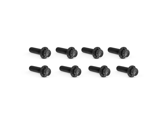 Titanium 12-Point Tappet Cover Bolt Kit - Black. Fits Softail 2000up, Touring 1999up & Dyna 1999-2017 - Arlen Ness