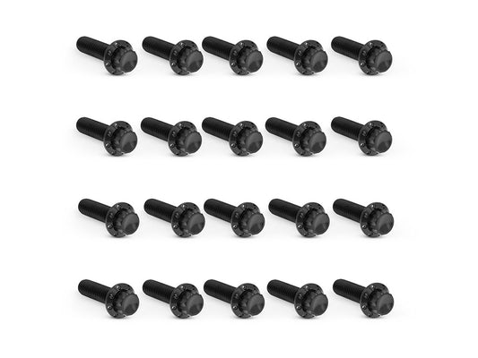Titanium 12-Point Rocker Cover Bolt Kit - Black. Fits Milwaukee-Eight 2017up - Arlen Ness
