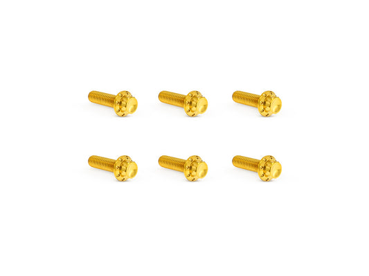 Titanium 12-Point Transmission Top Cover Bolt Kit - Gold. Fits Softail 2007-2024, Most Touring 2007-2024 & Dyna 2006-2017 - Arlen Ness