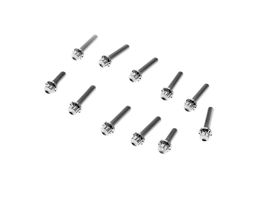 Titanium 12-Point Cam Cover Bolt Kit - Polished. Fits CVO Touring 2023up, Street Glide & Road Glide 2024up, Touring 2025up & Softail 2025up - Arlen Ness