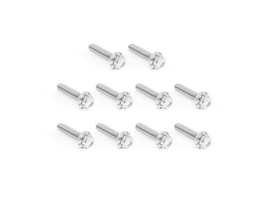 Titanium 12-Point Cam Cover Bolt Kit - Polished. Fits Twin Cam 1999-2017 - Arlen Ness