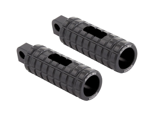 SpeedLiner Footpegs - Black. Fits Softail 2018up Rear Passenger - Arlen Ness