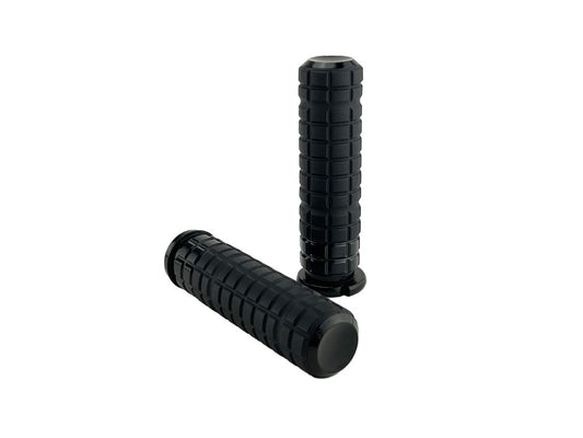 SpeedLiner Handgrips - Black. Fits Big Twin 2008-2024 with Throttle-by-Wire - Arlen Ness