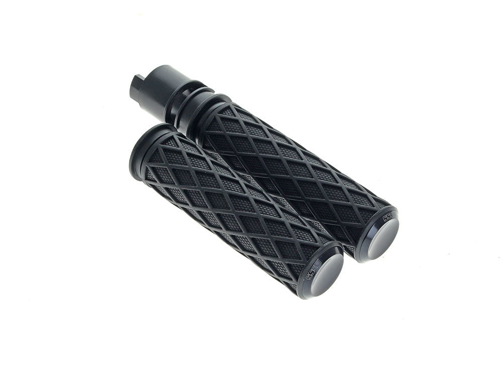 Diamond Handgrips - Black. Fits CVO Touring 2023up, Street Glide & Road Glide 2024up, Touring 2025up & Softail 2025up - Arlen Ness
