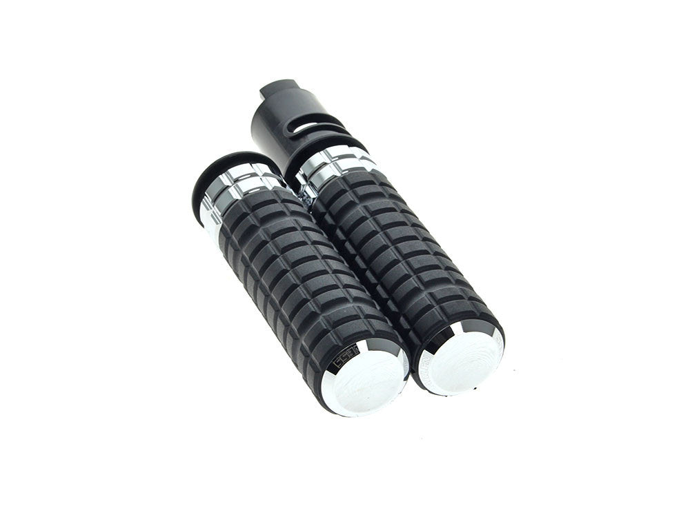 Speedliner Handgrips - Chrome. Fits CVO Touring 2023up, Street Glide & Road Glide 2024up, Touring 2025up & Softail 2025up - Arlen Ness