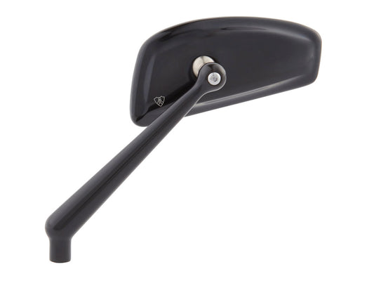 Tearchop Mirror - Black. Fits Right. - Arlen Ness