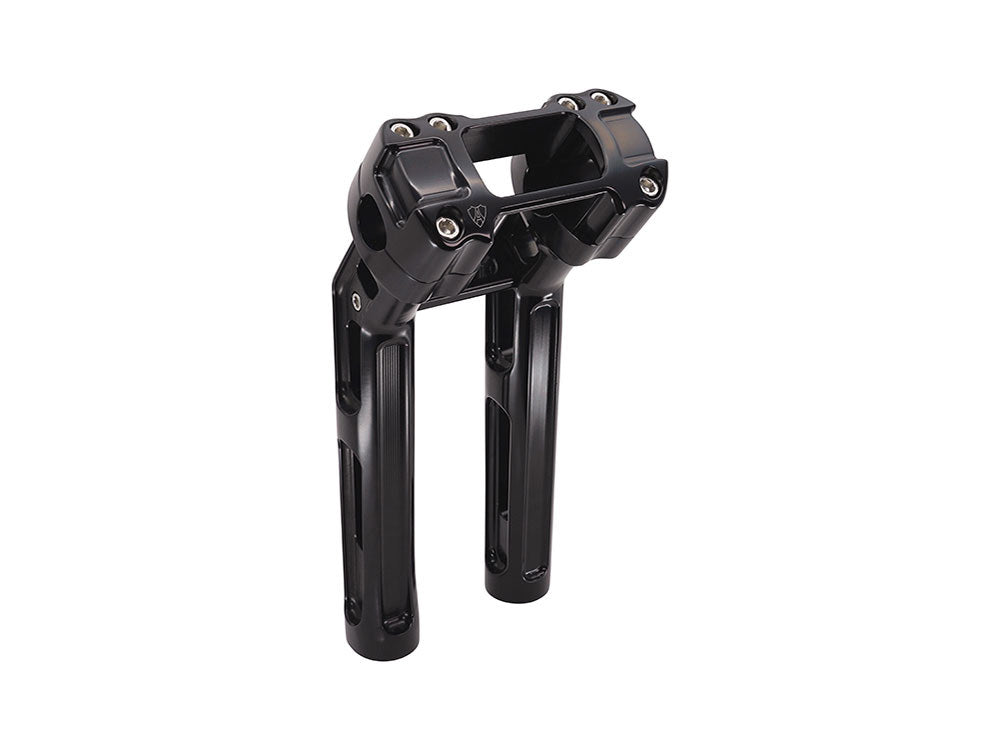 10in. Method Kickback Risers - Black. Fits Softail Street Bob, Low Rider ST, Standard & Breakout 2018-2024 - Arlen Ness