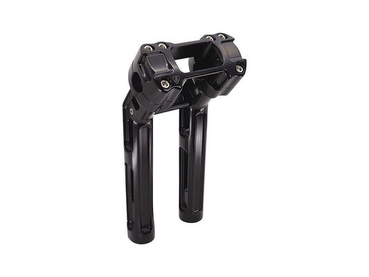 10in. Method Kickback Risers - Black. Fits Softail Street Bob, Low Rider ST, Standard & Breakout 2018-2024 - Arlen Ness
