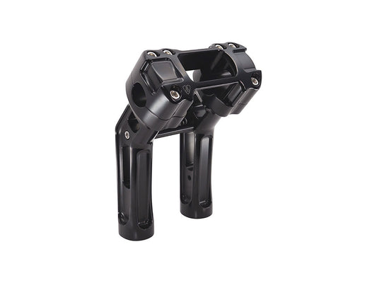 7in. Method Kickback Risers - Black. Fits Softail Street Bob, Low Rider ST, Standard & Breakout 2018-2024 - Arlen Ness