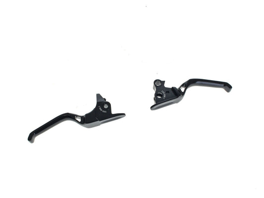 Method Levers - Black. Fits Softail 1996-2014, Dyna 1996-2017, Touring 1996-2007 & Sportster 1996-2003. - Arlen Ness