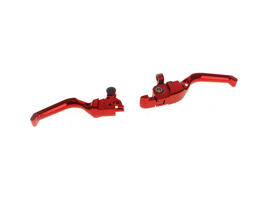 Method Levers - Red. Fits CVO Touring 2023up, Street Glide & Road Glide 2024up, Touring 2025up - Arlen Ness