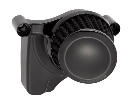 Mini 22° Air Cleaner Kit - Black. Fits Touring 2017-2024 & Softail 2018-2024 - Arlen Ness