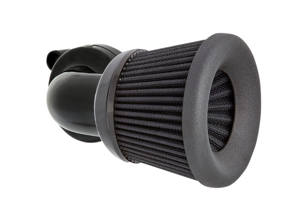 Velocity 90° Air Cleaner Kit - Black. Fits Sportster 1988-2021. - Arlen Ness