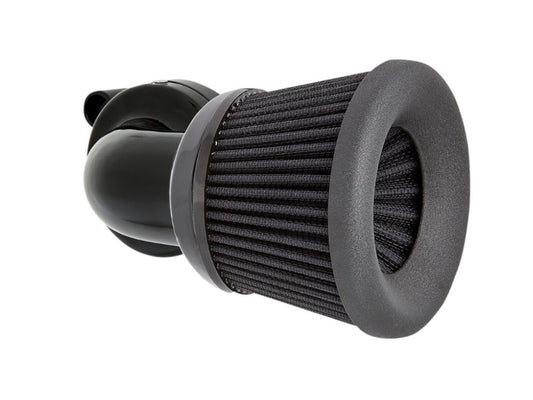 Velocity 90° Air Cleaner Kit - Black. Fits Sportster 1988-2021. - Arlen Ness