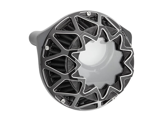 Crossfire Air Cleaner Kit - Contrast Cut. Fits Touring 2017-2024 & Softail 2018-2024 - Arlen Ness