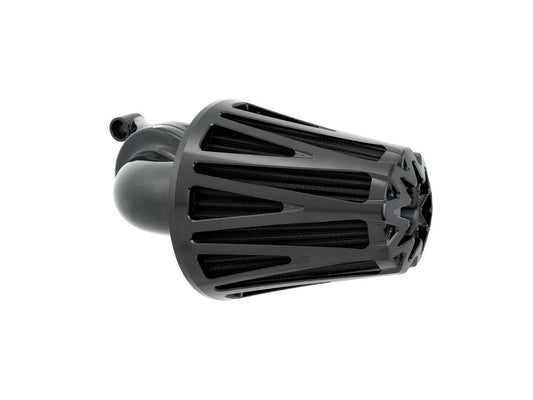 Monster Sucker Crossfire Air Filter Cover - Black. - Arlen Ness